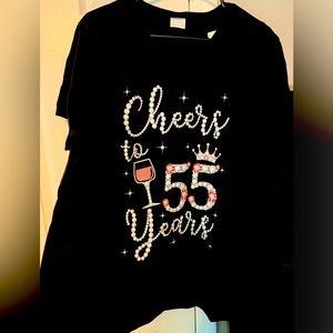 Birthday tshirt "55"